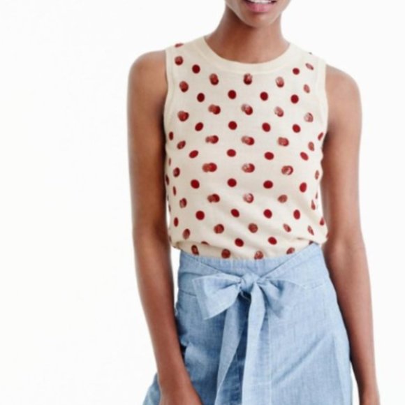 Jackie Cardigan in Sequin Polka Dots+shell - Picture 7 of 12